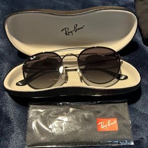 Ray-ban Unisex Polarized Brow Bar Round Sunglasses,50mm purchased Bloomingdale’s